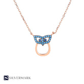 Celtic Rose Gold Owl Chain Pendant
